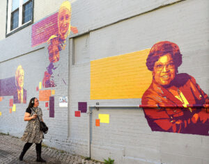 Health Right Mural Features Trio of Area Leaders